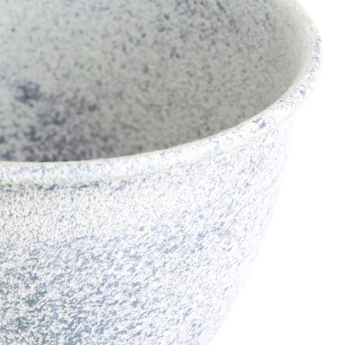 Product Mini Goblet Vase Chalice Metal White Blue Vintage Decoration 11.5cm 2-Piece Set