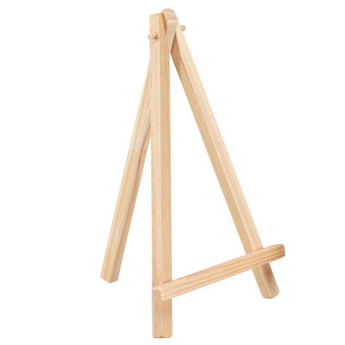 Product Mini easel card holder wood natural 11x19cm 6 pcs