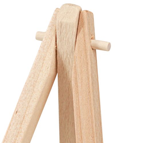 Product Mini easel card holder wood natural 11x19cm 6 pcs
