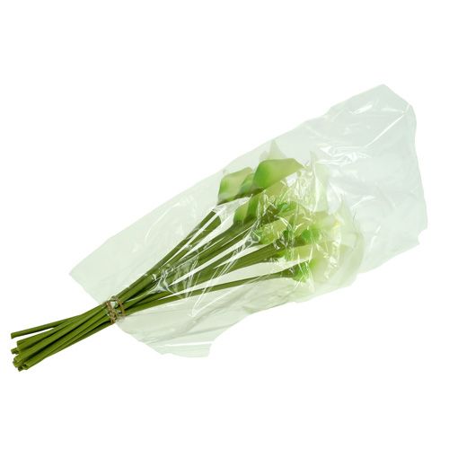 Floristik24 Mini Calla artificial white L 28cm 12 pcs