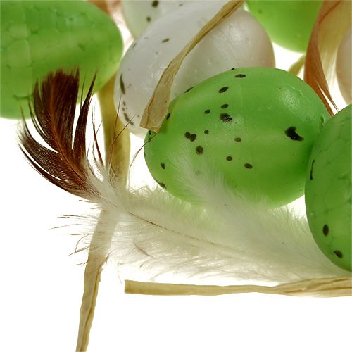Product Mini egg green-white 2.5cm 48pcs