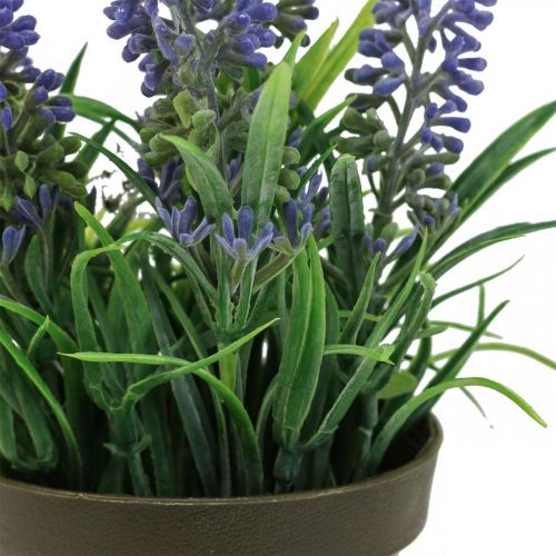 Product Mini lavender in a pot artificial plant lavender decoration H16cm