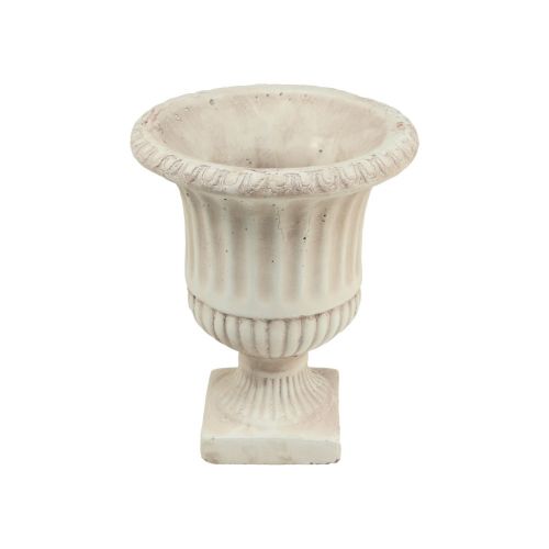 Floristik24 Mini Plant Pot Cup Concrete Decorative Flower Pot Antique H16.5cm