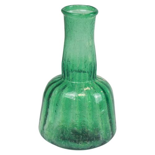 Product Mini glass vase flower vase green Ø8.5cm H15cm