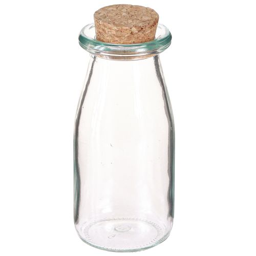 Product Mini vases glass vases with corks H13.5cm Ø5.5cm 6pcs