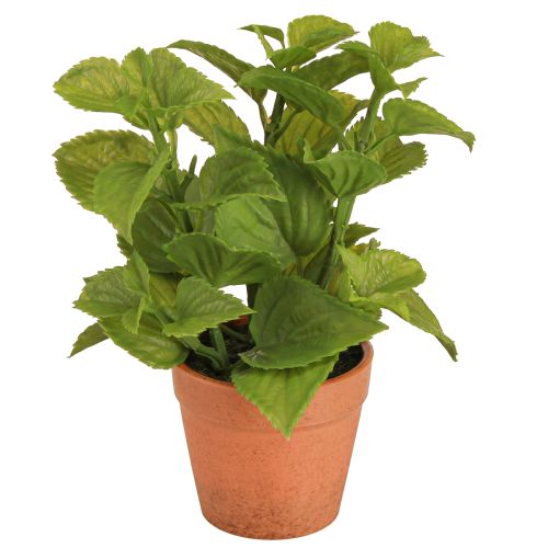 Mint in Pot Artificial Herbs Artificial Plants 18cm 2pcs