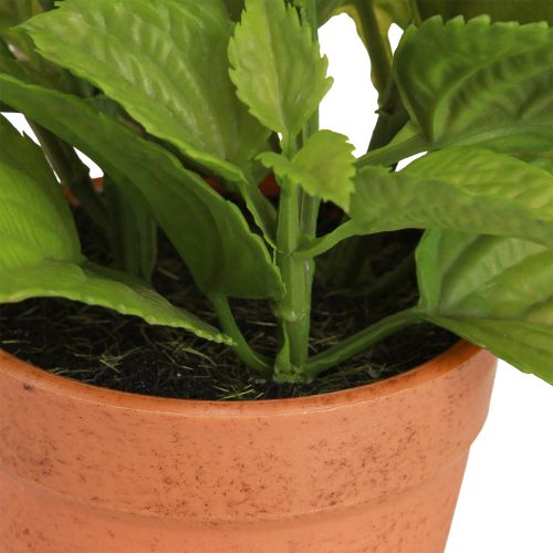Product Mint in Pot Artificial Herbs Artificial Plants 18cm 2pcs