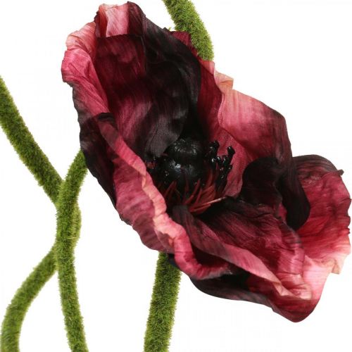 Floristik24 Artificial poppy artificial plant red L55/60/70cm set of 3