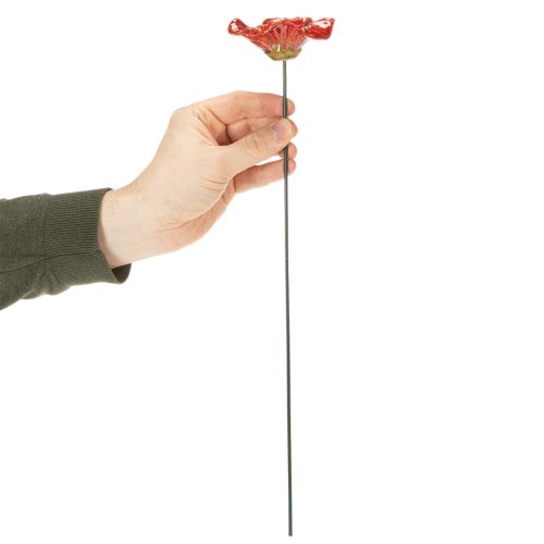Product Poppy garden decoration stakes, perfect decorative element for your garden, 42cm, 4 pieces