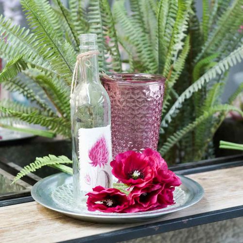 Floristik24 Poppy purple 29cm 6pcs