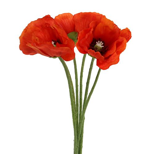 Poppy bouquet L28cm