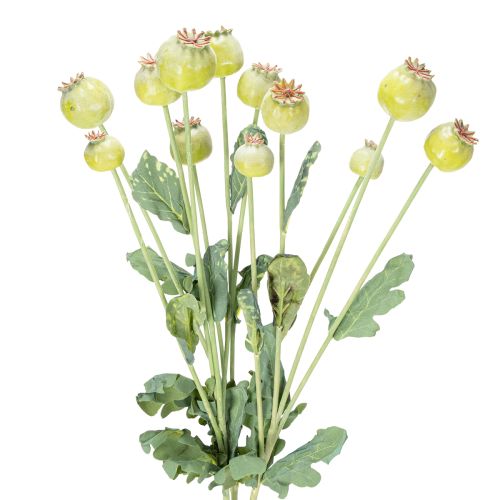 Floristik24 Artificial poppy decoration bunch, realistic flowers for home accessories, 61cm, 3 pieces