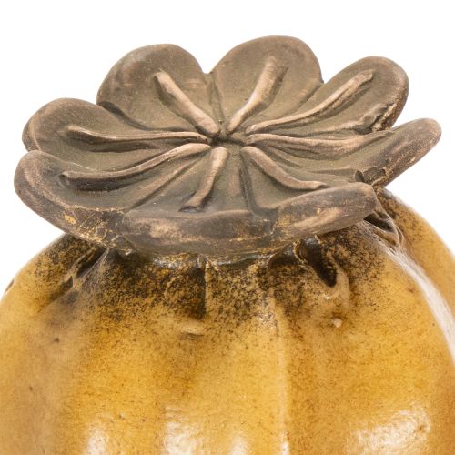 Product Garden stake poppy seed pod for stylish garden design, flower bed or balcony, 60cm, 2 pieces