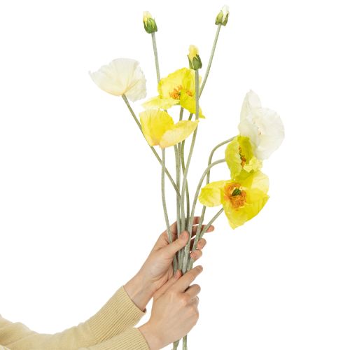 Product Artificial poppy decoration for living rooms and offices, 95cm