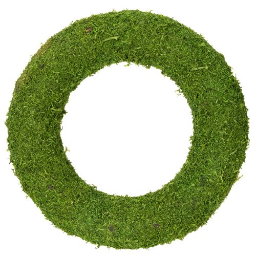 Moss wreath as a versatile base for creative floristry and decorating ideas, 20cm, 4 pieces