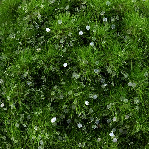 Floristik24 Moss ball with mica Ø9cm green
