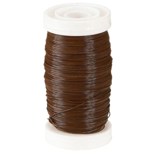 Floristik24 Myrtle Wire Brown 0.35mm 100g