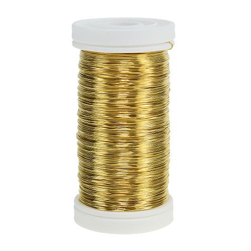 Floristik24 Myrtle wire gold 0.30mm 100g