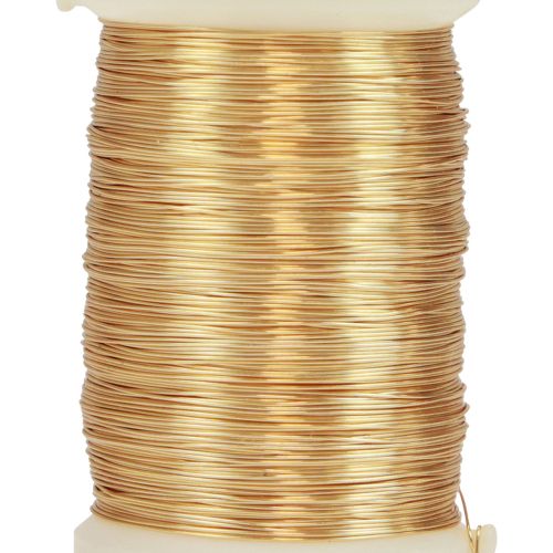 Product Florist wire myrtle wire decorative wire gold 0.30mm 100g 3pcs