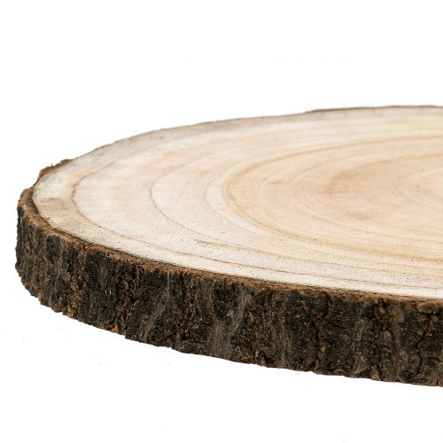 Product Tree slice bluebell tree natural Ø30-35cm 1pc