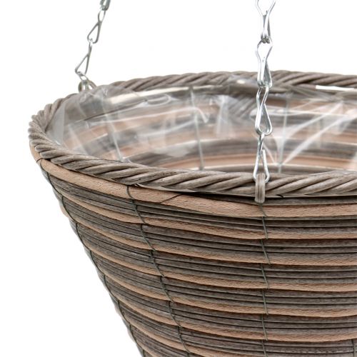 Floristik24 Basket lamp cone cone nature Ø30cm H36cm