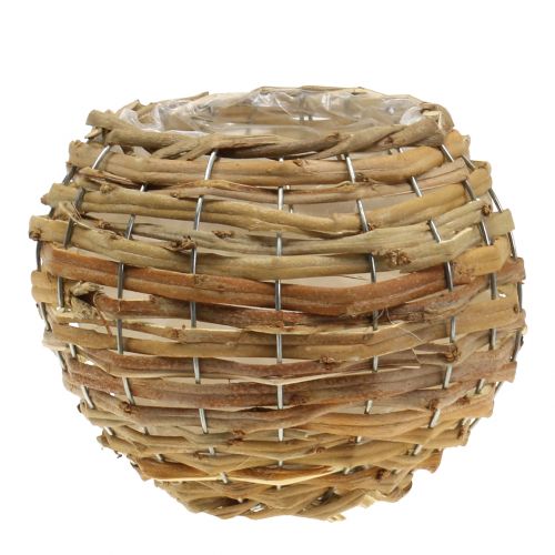 Basket ball for planting light brown Ø21cm