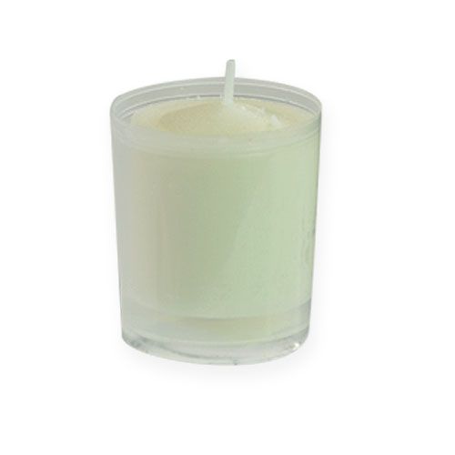 Floristik24 Refill candle for grave light white H5.8cm 20 pieces