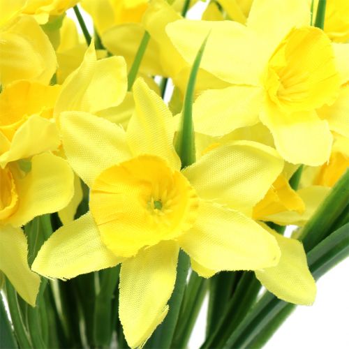 Floristik24 Narcissus yellow 27cm 12pcs table decoration