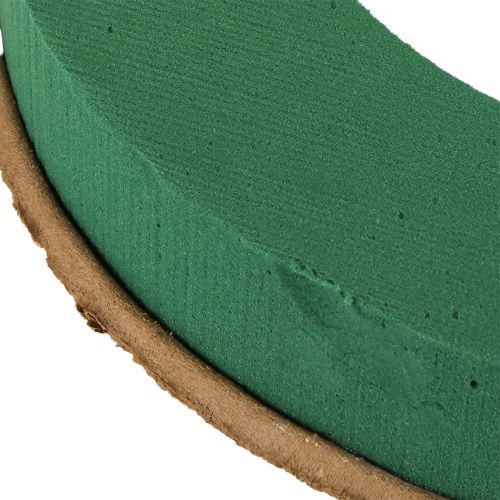 Floristik24 Wet floral foam wreath base made of cardboard Ø25cm 2 pcs
