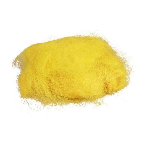 Floristik24 Natural fiber sisal grass for crafting Sisal Grass Yellow 300g