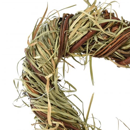 Product Natural wreath heart grapevine wreath decoration hanging decoration spring summer 25x25cm 3pcs