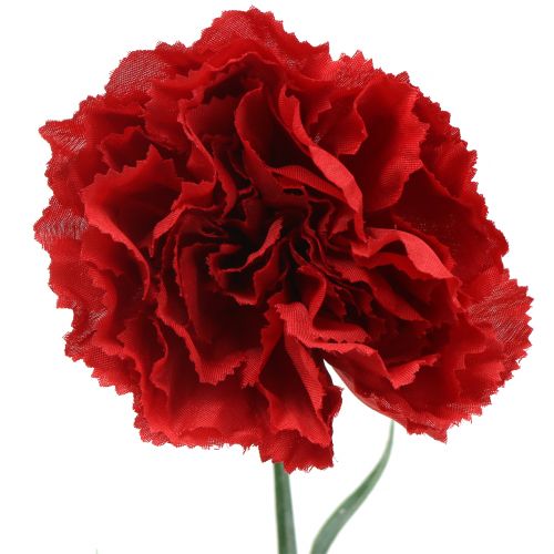Product Carnations artificial red 67cm 9pcs