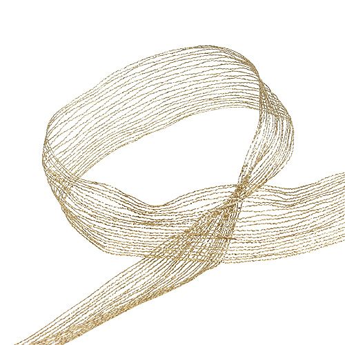 Product Mesh tape gold wire reinforced 40mm 15m