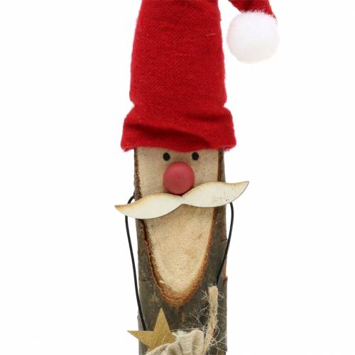 Floristik24 Deco Santa Claus wood 21cm 2pcs