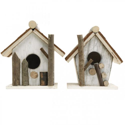 Product Decorative Nesting Box Birdhouse for Decorating Natural 14.5 2 Pcs