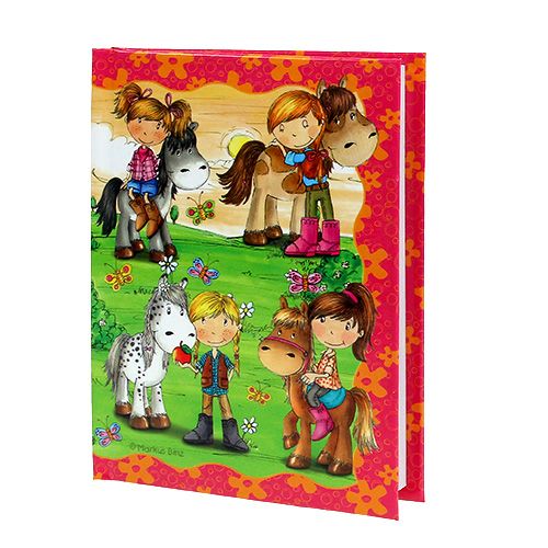 Notebook Ponyhof for girls A6 1p