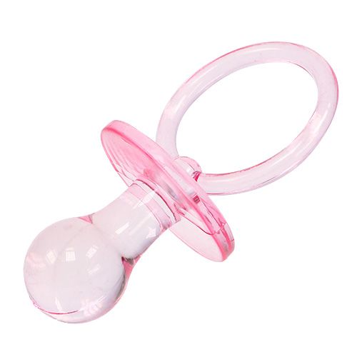 Floristik24 Deco pacifier blue, pink ass. 7cm 8pcs