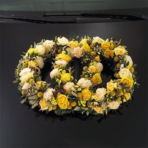 Product Floral foam car arrangement double ring 55×39cm H6cm 1 pc