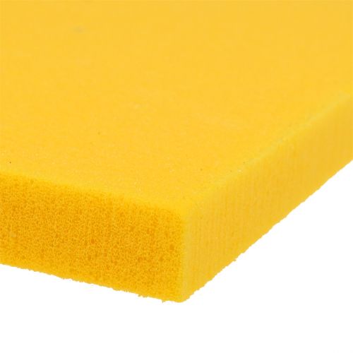 Floristik24 Floral foam designer panels plug-in size yellow 34.5cm × 34.5cm 3pcs