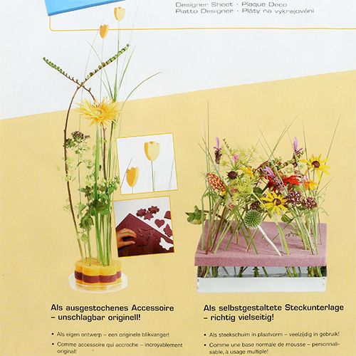 Floristik24 OASIS® Designer Plates Ivory 3 pcs