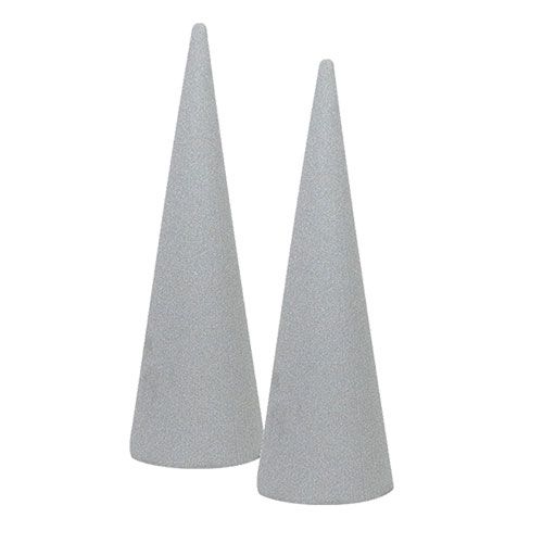 Floral foam cone dry floral mass H40cm 2 pcs