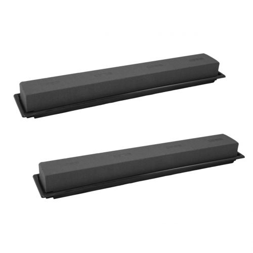 Floral foam table decoration black 48cm 4 pcs