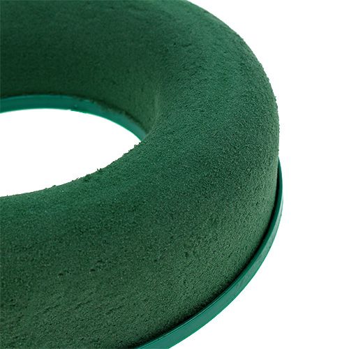 Product Floral foam ring wreath green H2.5cm Ø17cm 6pcs