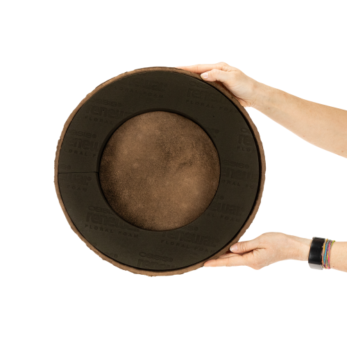 Floral foam ring with base OASIS® Renewal® Floral Foam Biolit® 38cm 2pcs | Floristik24.ie