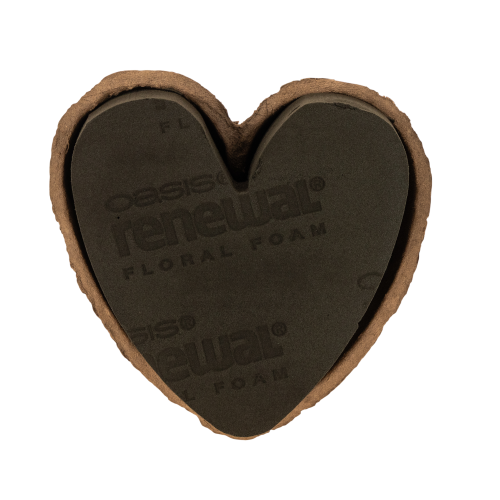 Floral foam heart OASIS® Renewal® Floral Foam Biolit® 18cm 2pcs buy online | Floristik24.ie