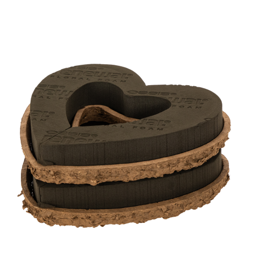 Heart-shaped floral foam