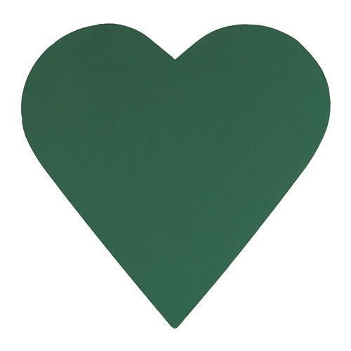Floristik24 Floral foam heart floral material green 46cm x 45cm 2 pcs