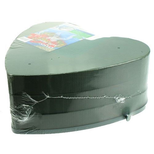 Floristik24 Floral foam car heart 42cm x 42cm x 8cm 3pcs