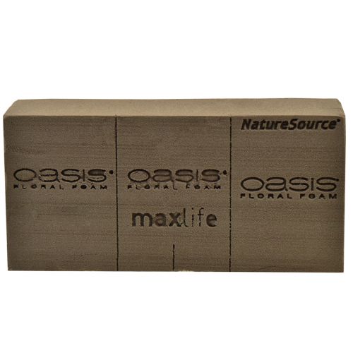 Product Oasis NatureSource Maxlife Floral Foam Brick Brown 23×11×7.5cm 1 pc