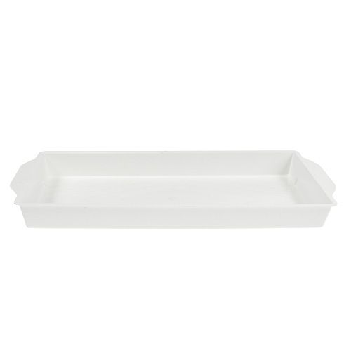 Floristik24 OASIS® Planter white 23cm x 11.5cm x 2.5cm 5 pcs